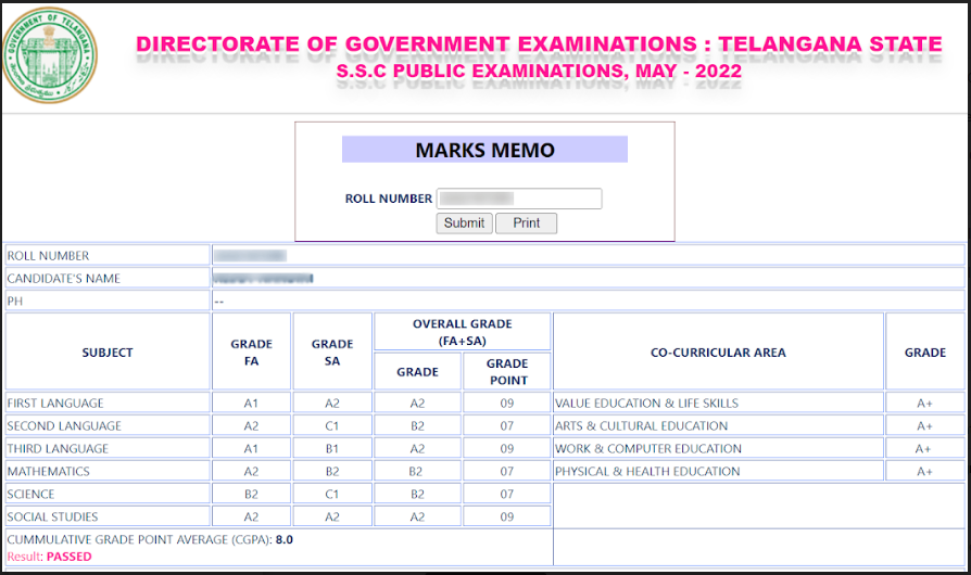 TS SSC Results 2022 (Out) Live; BSE Telangana 10th Results Link at Bse